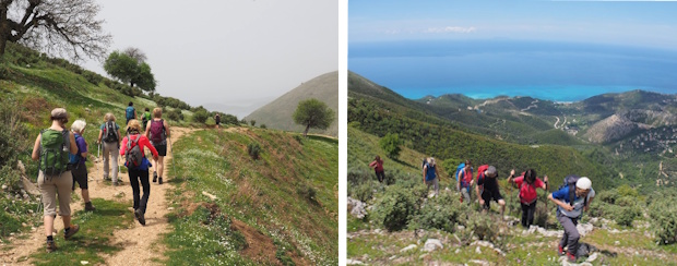 wandelreis-zuid-albanie-groep-stripje-2 wandelaars in albanie